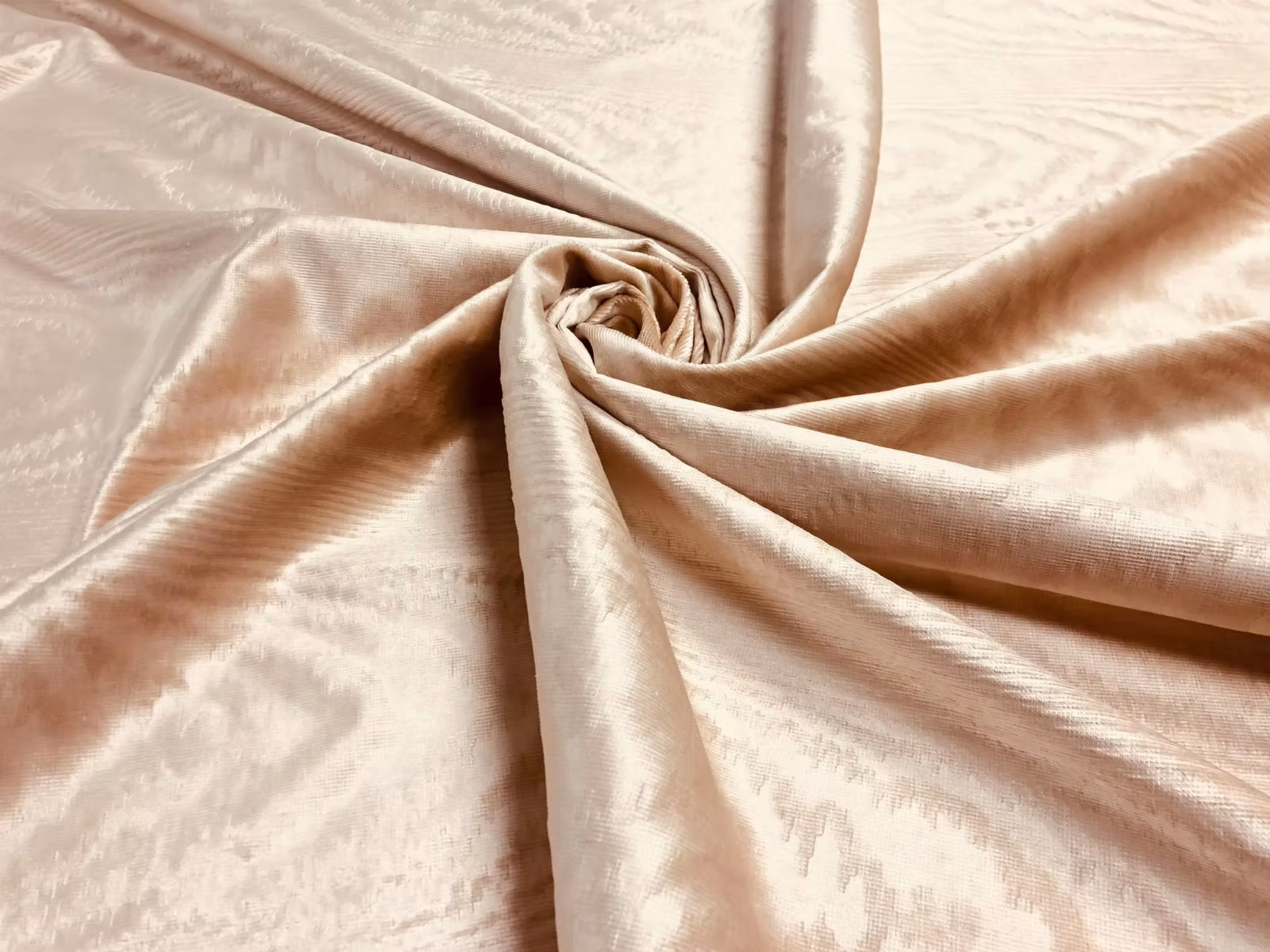Aksamit bawełna jasny róż pudrowy różowy szer. 120 cm