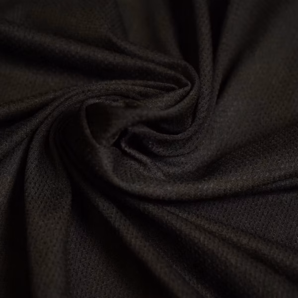 Dzianina jersey ity podszewka czarny szer. 150 cm