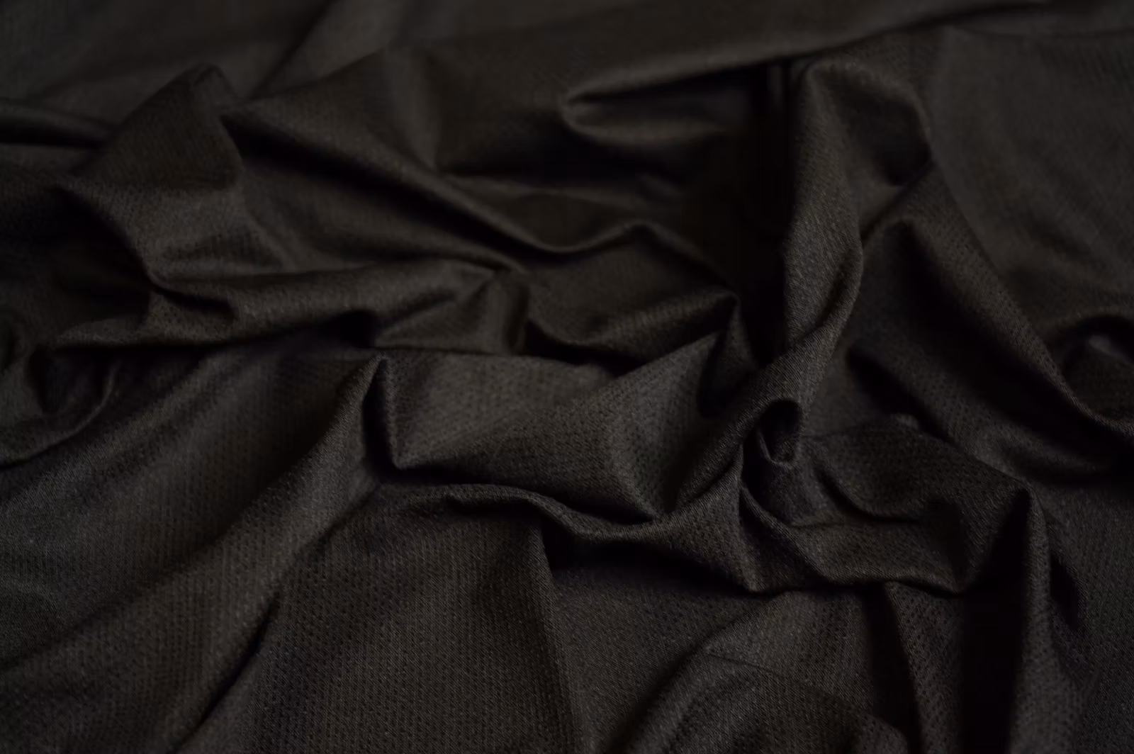 Dzianina jersey ity podszewka czarny szer. 150 cm