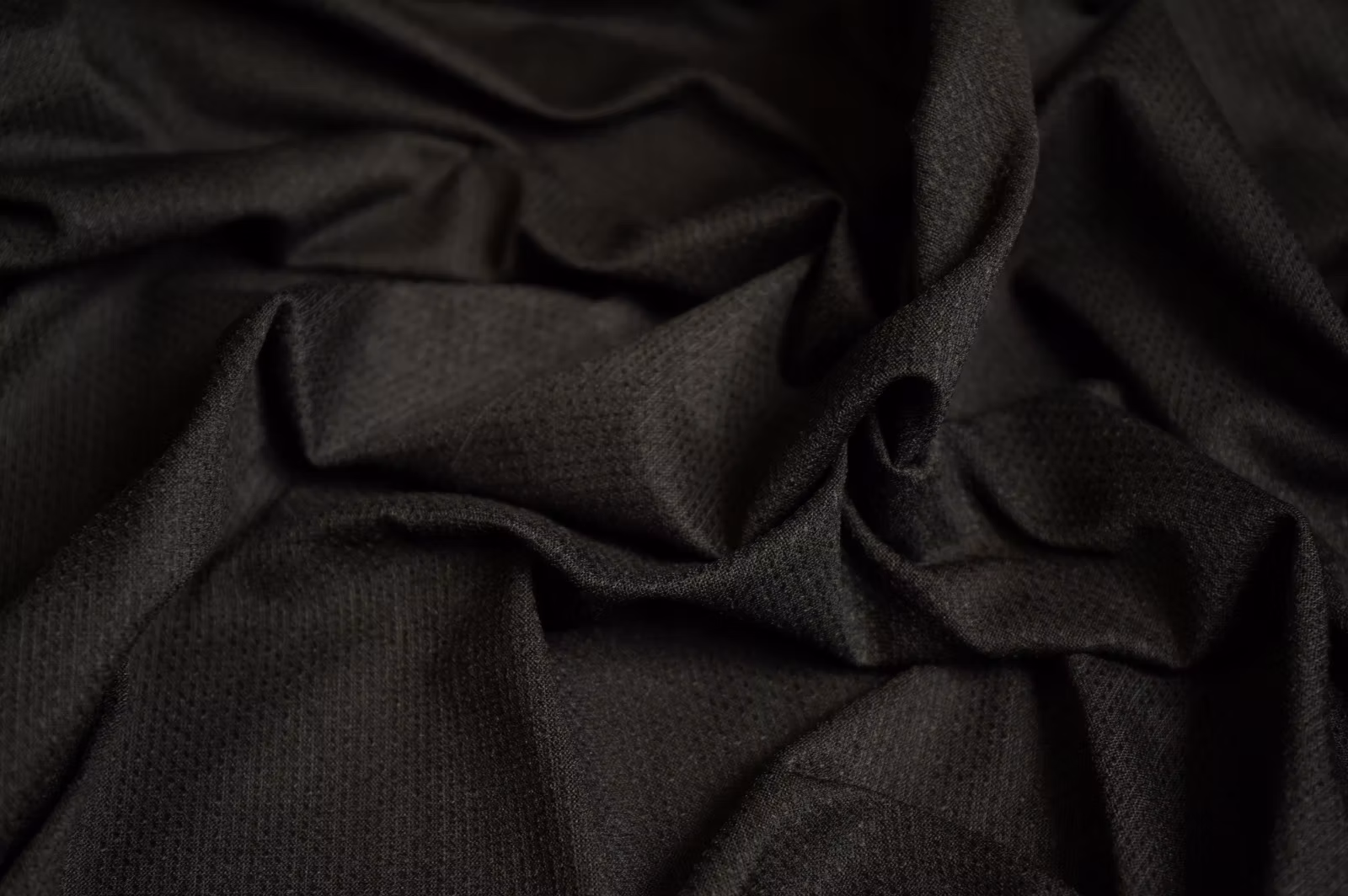 Dzianina jersey ity podszewka czarny szer. 150 cm