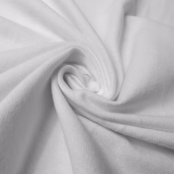 Flanela bawełna biała szer. 160 cm