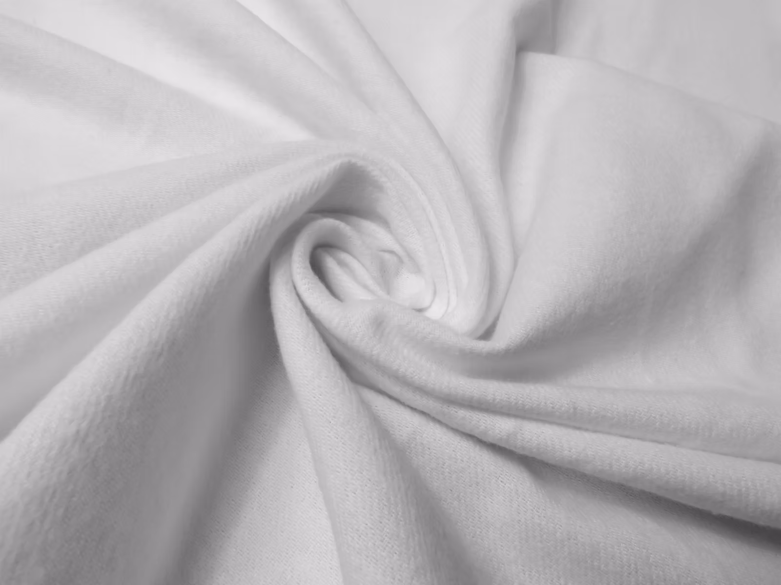 Flanela bawełna biała szer. 160 cm