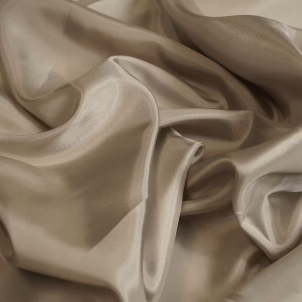 Podszewka acetat jasny beż taupe beżowy szer. 140 cm