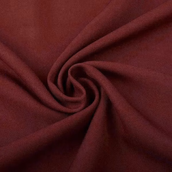 Stretch panama - bordowy czerwony szer. 150 cm