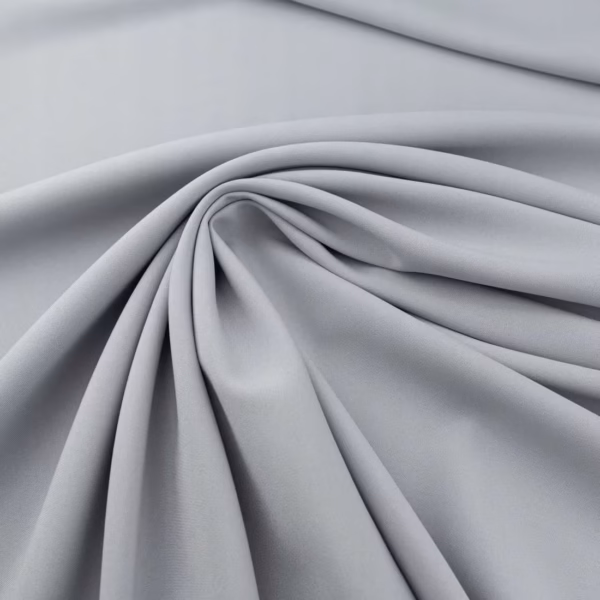 Stretch panama - ecru-szary szer. 150 cm