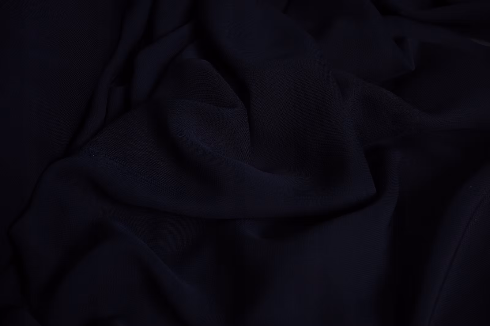 Szyfon beżowy jednobarwny gładki niebieski szer. 150 cm