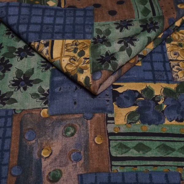 Wiskoza w patchwork szer. 150 cm