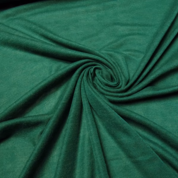 Włoska dzianina wełniana - zielony szer. 150 cm