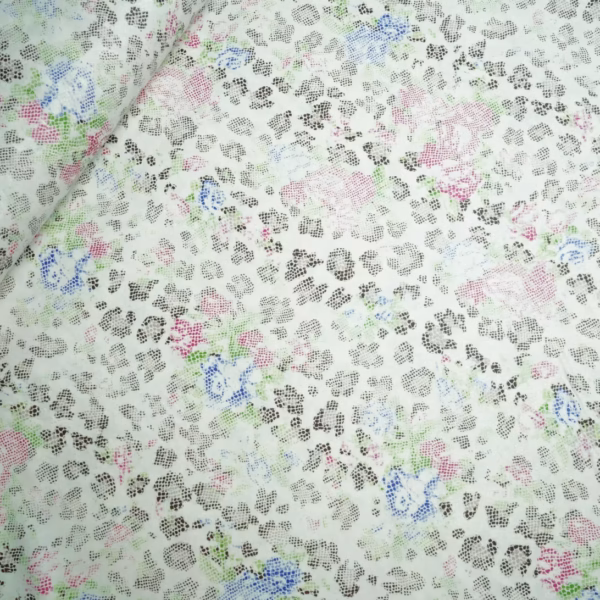 Włoska wiskoza elastan czarny szer. 140 cm